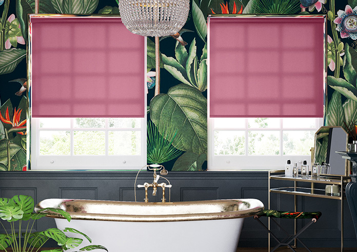 Roma, Hot Pink - Twist&Fit Roller Blind - Image 3